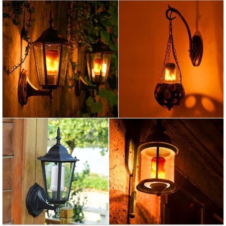 Żarówka imitująca płomień LED